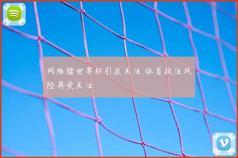网络赌世界杯引发关注 体育投注风险再受关注